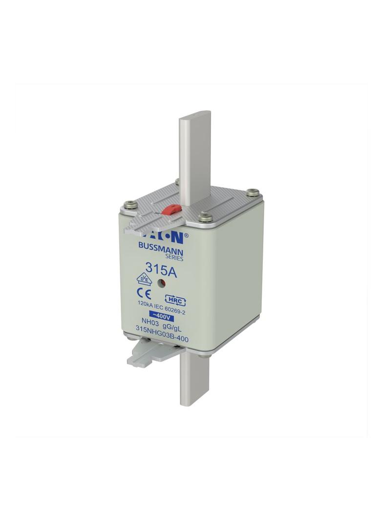 BUSS 315A 400V GG/GL SIZE 03 Wkładka NH03 315A 400V GL/GG podwójny wskaźnik 315NHG03B-400 EATON