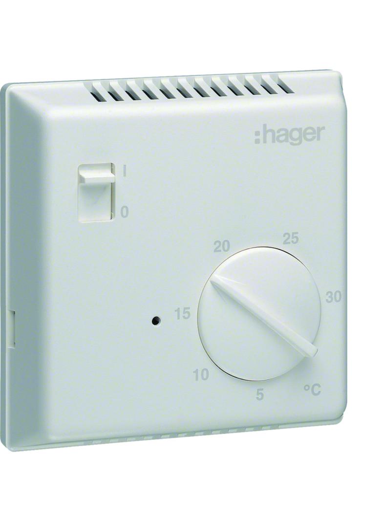 Termostat elektroniczny z wyłącznikiem ręcznym 230V 1P 8A EK003 HAGER