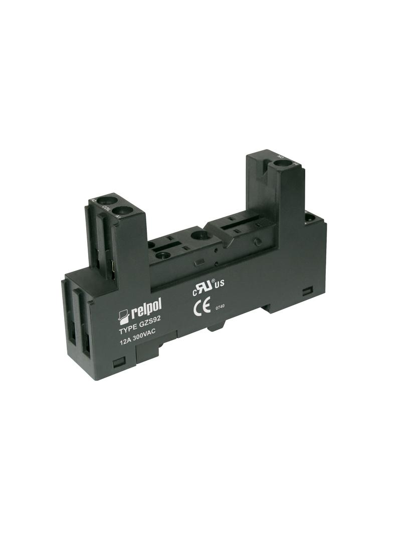 GZS92 Gniazdo z zaciskami śrubowymi szare