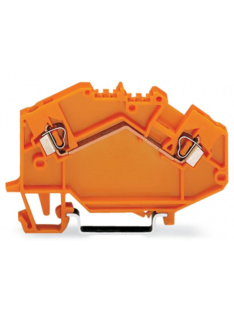 topJob złączka 2-przewodowa 2,5 mm2 pomarańczowa