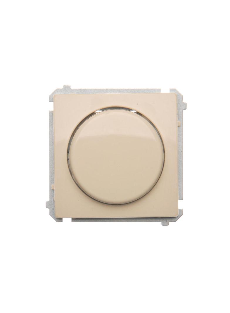 Simon Basic Ściemniacz naciskowo-obrotowy jednobiegunowy do LED ściemnialnych 230V beż