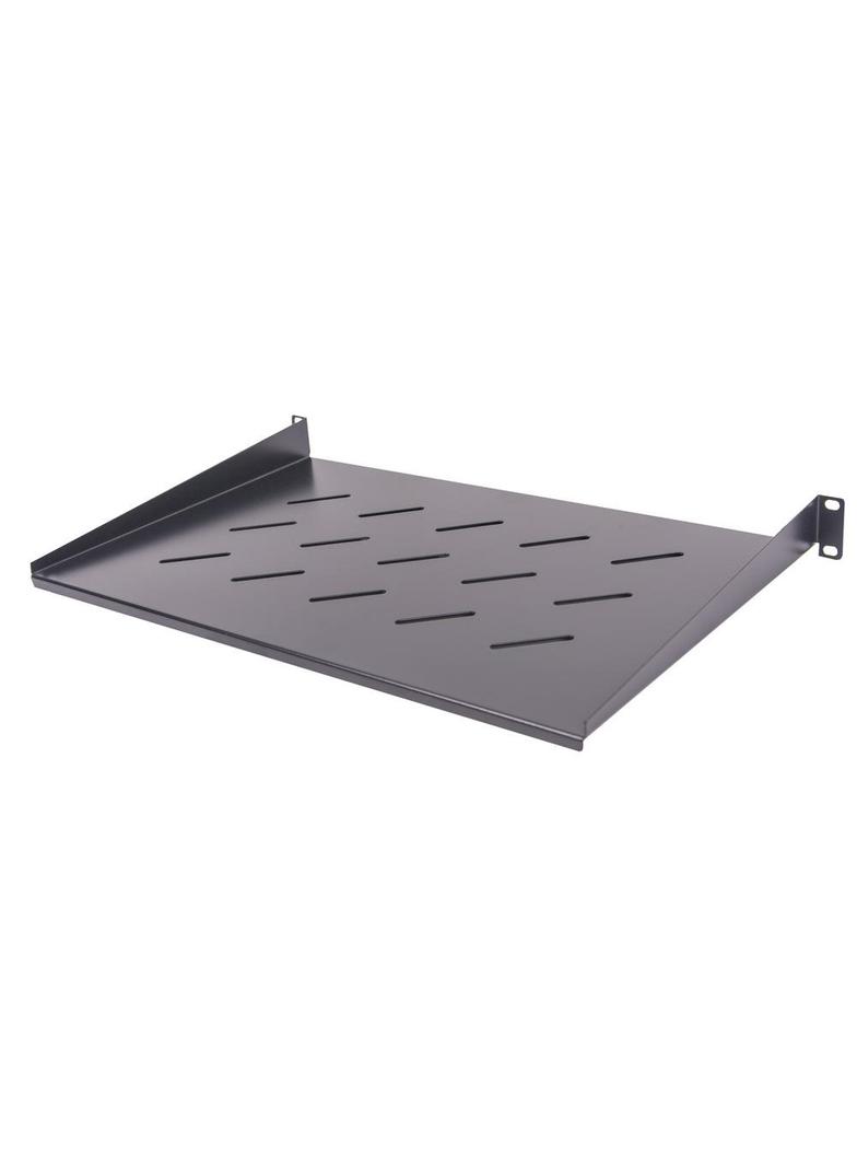 Półka stała 19" 1U o głębokości 300mm, mocowana w 2 punktach