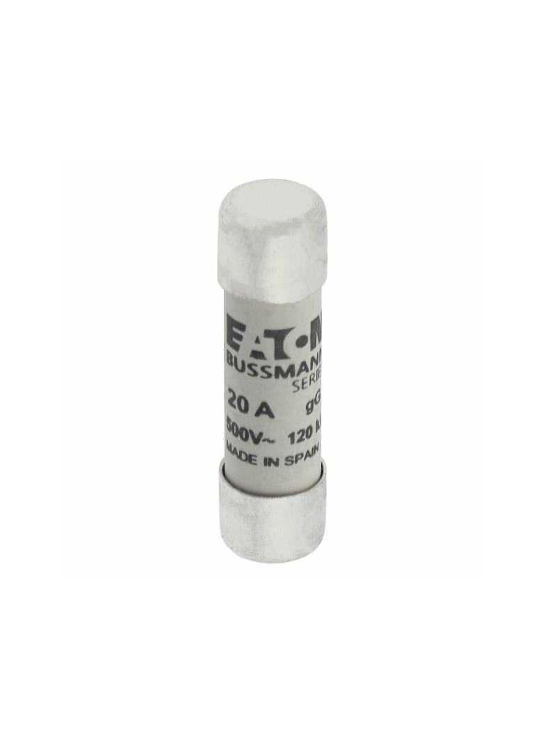 CYLINDRICAL FUSE 10 x 38 20A GG 500V AC Wkładka cylindryczna 10 x 38mm 20A GG 500V AC C10G20 EATON