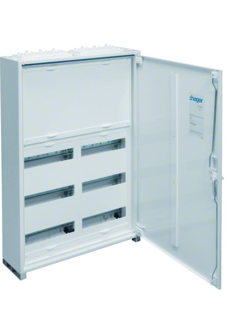 Rozdzielnica modułowa 6x12 natynkowa IP44 kl.II FW univers N 800x550x160mm FWB52N HAGER