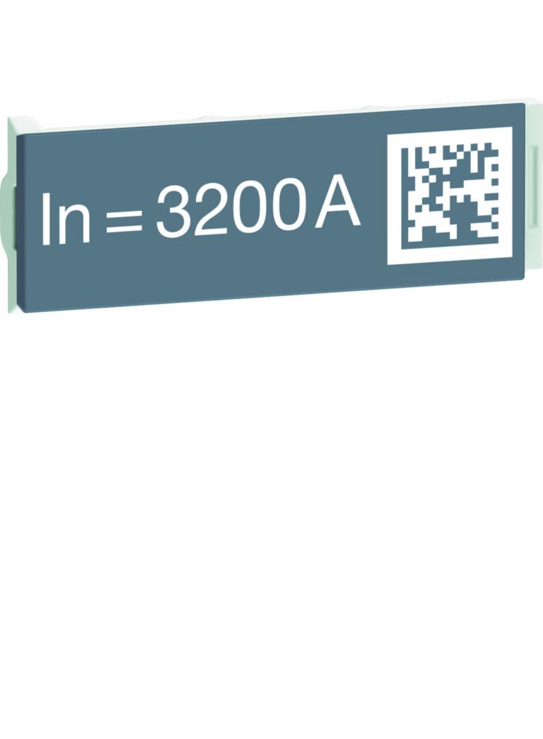 ACB HW4 Wtyczka z oznaczeniem znamionowym wyłącznika 3200A HWW472HSA HAGER