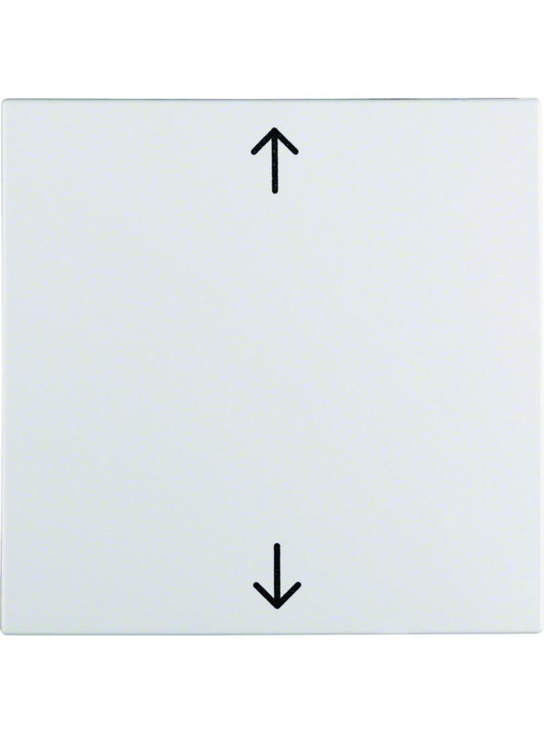 BERKER S.1/B.3/B.7 Klawisz nadrukowany symbol strzałki biały 16201919 HAGER