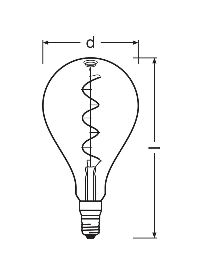 Żarówka LED Vintage 1906 LED CL A160 FIL GOLD 28 non-dim 5,5W/820 E27 4058075091993 LEDVANCE