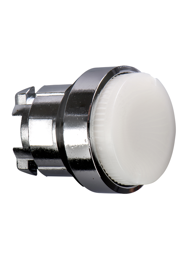 Harmony XB4 Napęd przycisku wystającego biały samopowrotny BA 9s metalowy zwykle soczewki