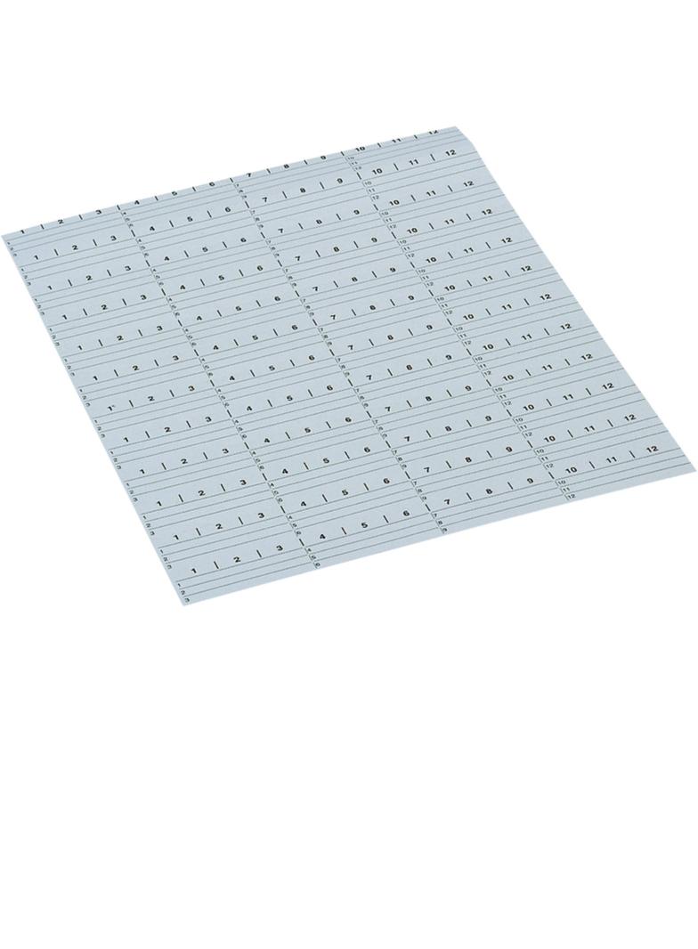 univers N Pasek opisowy do wsuwania w listwę UZ005 5 arkuszy UZ006 HAGER