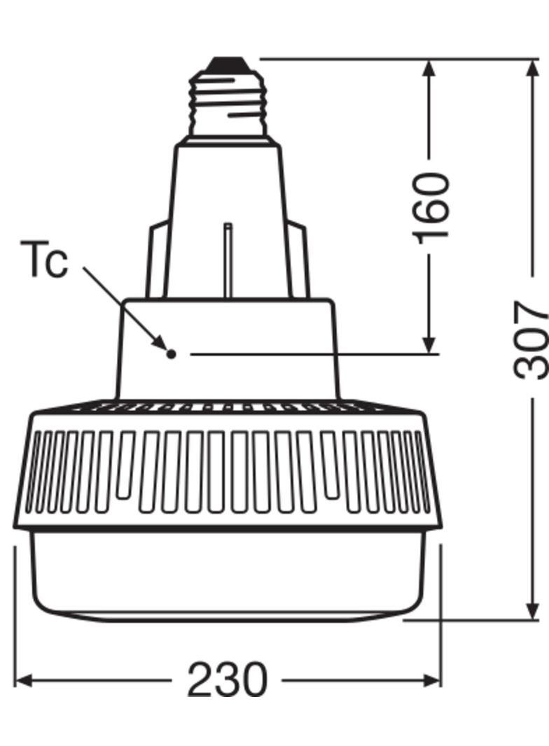 Lampa HQI LED HIGHBAY 13000 95W 840 E40
