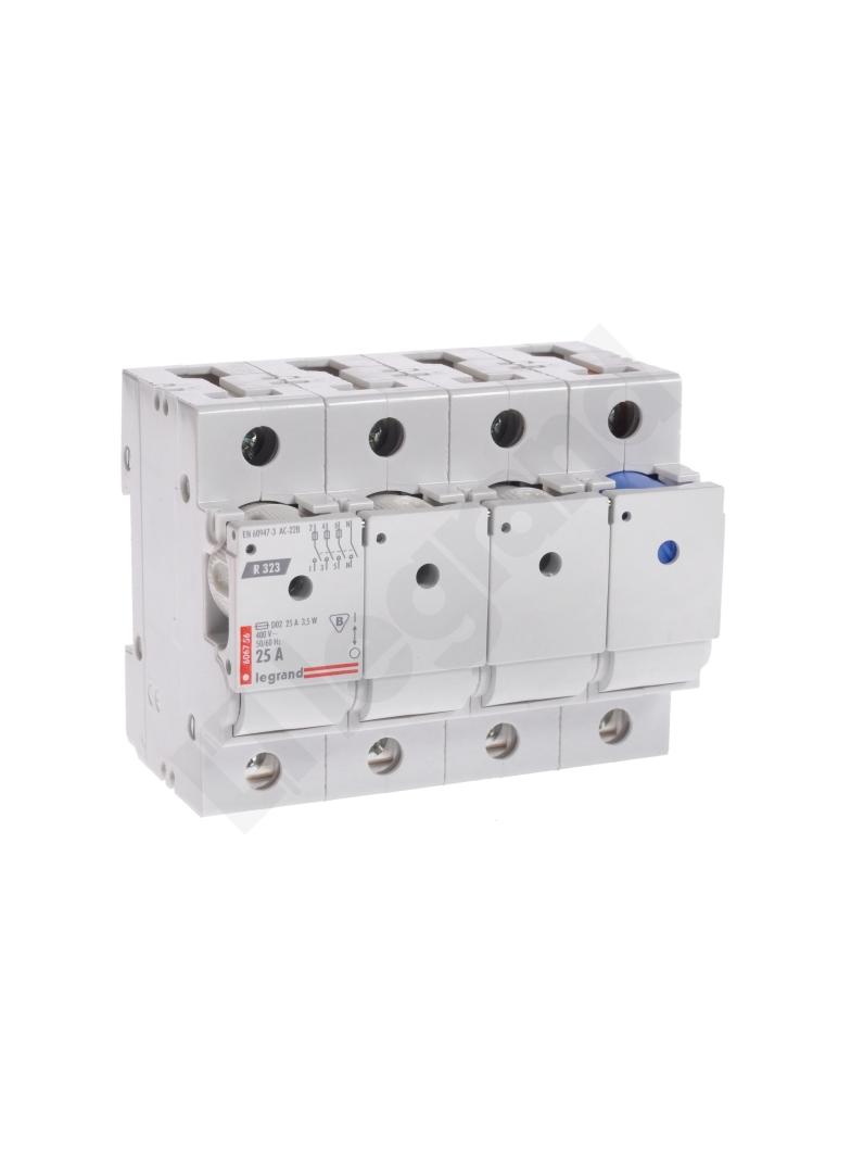 Rozłącznik Bezpiecznikowy 3P+N 25A D02 R323 606756 LEGRAND