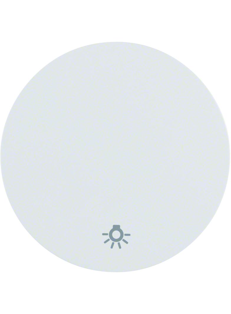 BERKER R.1/R.3 Klawisz nadrukowany symbol światło do łącznika klaw. pojedyncza biały 16202079 HAGER