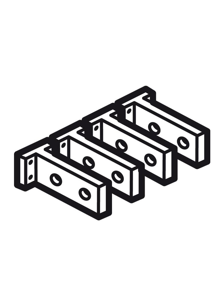 PRZYŁĄCZE TYLNE PRZESUWNE DPX 1250/1600 4P, Legrand