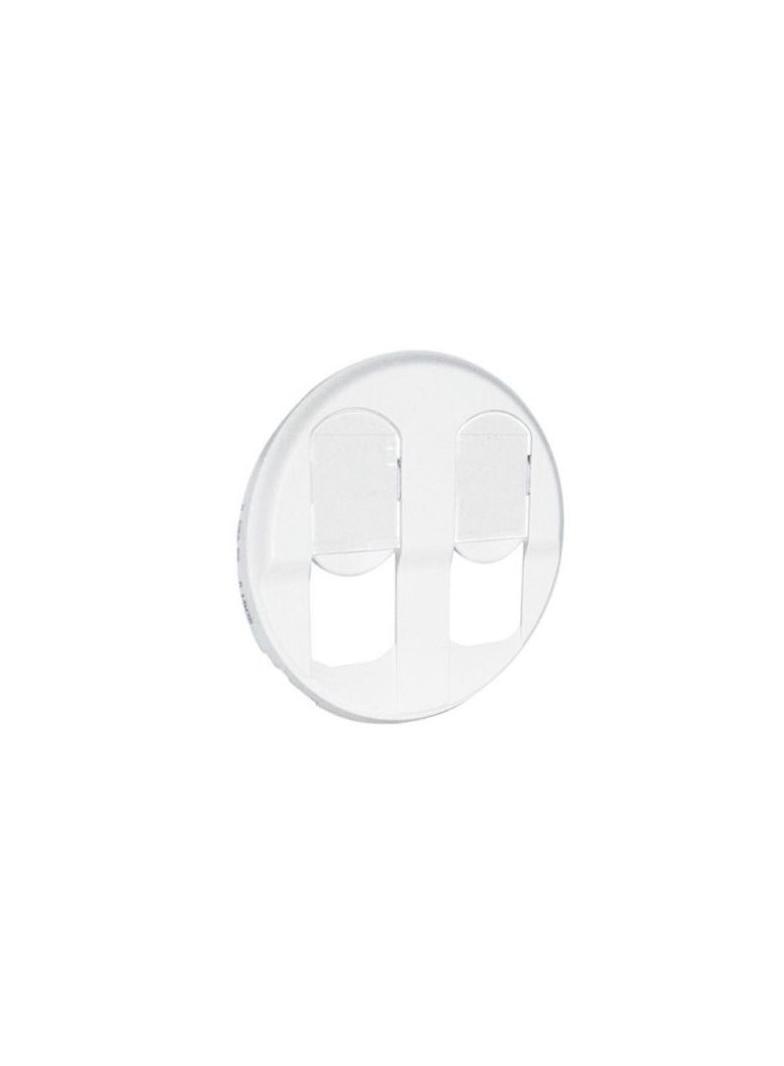 CELIANE - PLAKIETKA DO GNIAZD PODWÓJNYCH RJ45 BIAŁA, Legrand