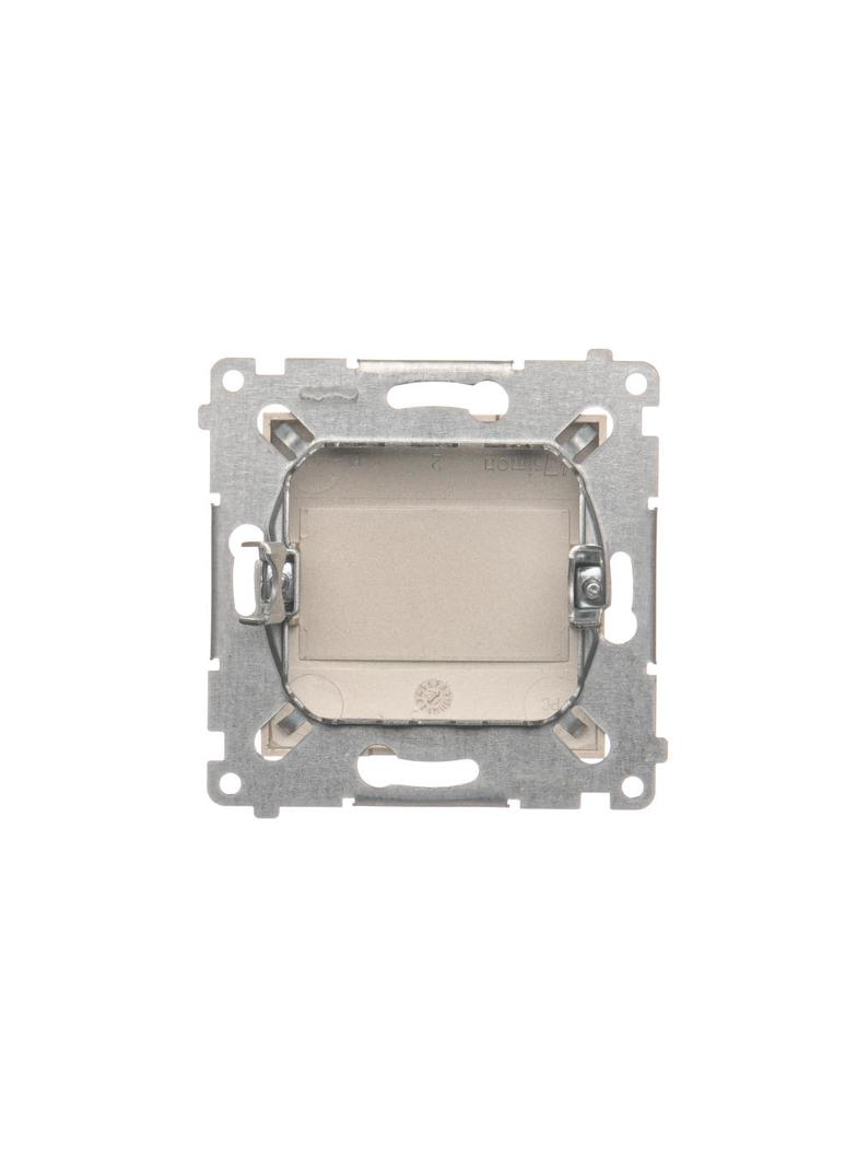 Simon 54 Zaślepka ramki . Mocowanie za pomocą łapek lub wkrętów złoty mat DPS.01/44 KONTAKT