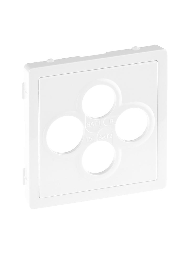 VALENA LIFE PLAKIETKA GNIAZDA TV-RD-SAT-SAT BIAŁA, Legrand