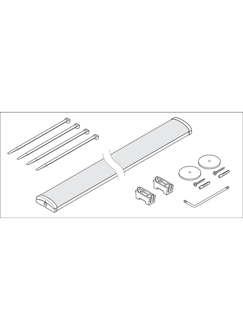 Oprawa liniowa LINEAR SURFACE 1500 P 45W 830 white IP44