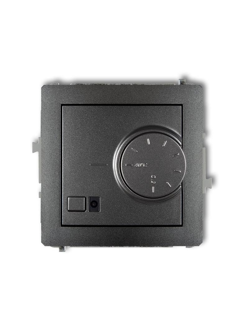 DECO Mechanizm elektronicznego regulatora temperatury z czujnikiem powietrznym grafitowy