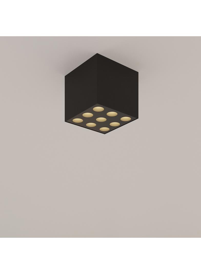 Sollux Plafon OZZY czarny LED SL.1211