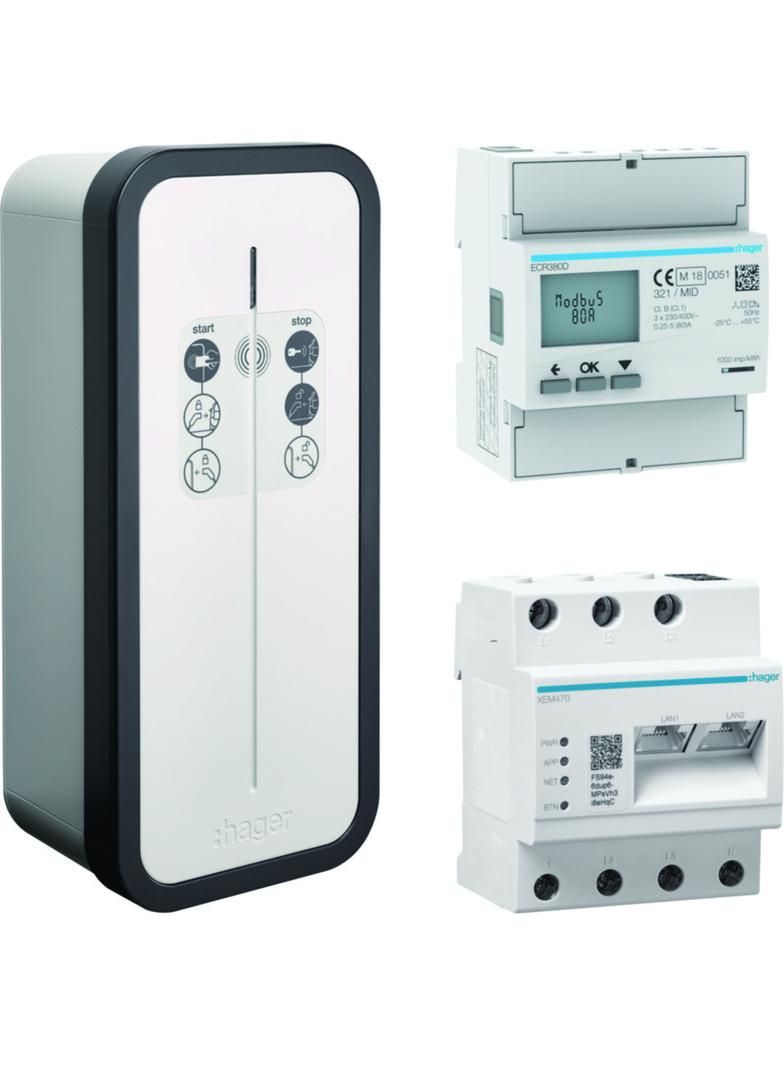 EVCS witty solar Zestaw 22kW/RFID + EMC + licznik