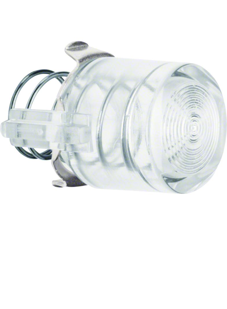 Serie 1930/Glas Przycisk do łącznika i sygnalizatora E10 jasny przezroczysty Berker 122902 WTF5285T HAGER