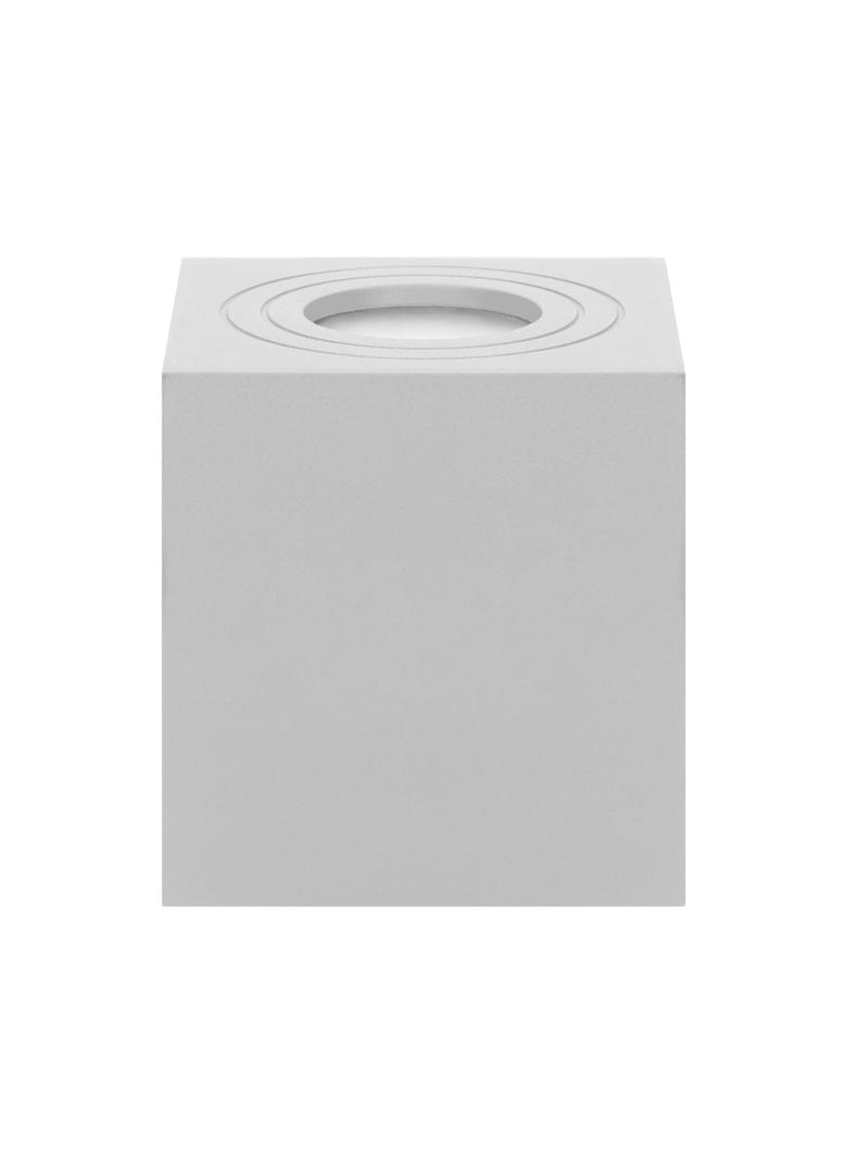 MEGY DLS GU10 downlight max 50W, IP54, kwadrat, biały, aluminium AD-OD-6143WGU10 ORNO