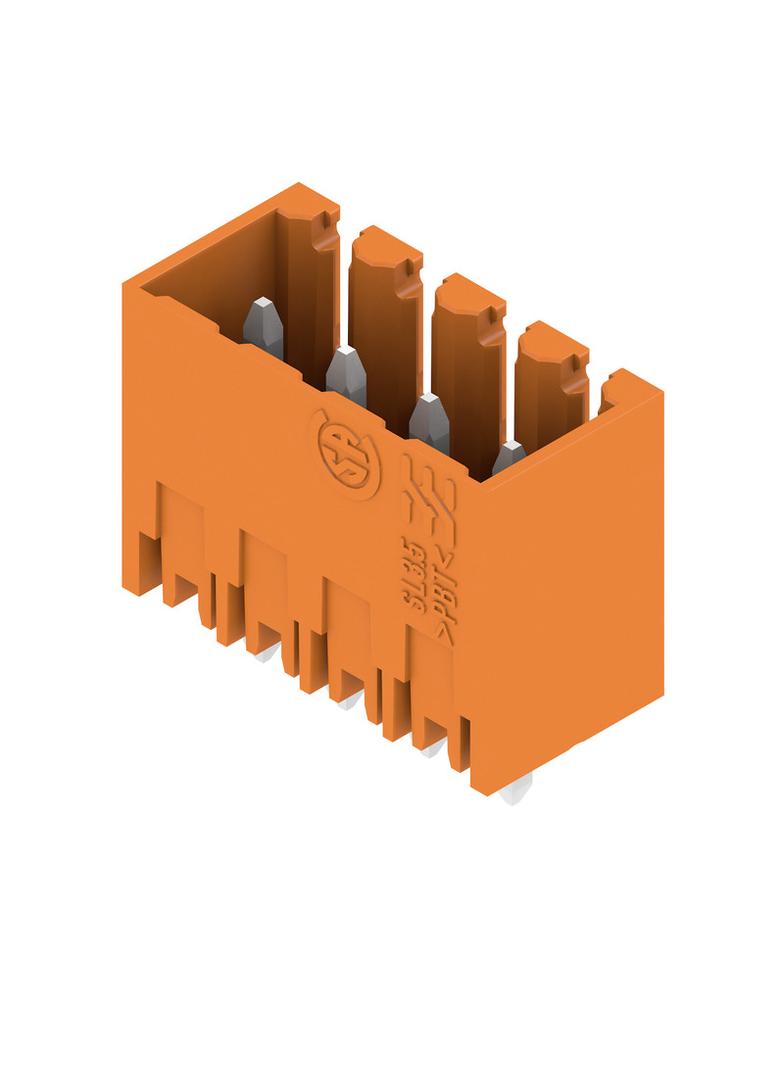 SL 3.50/04/180G 3.2SN OR BX Wtyki PCB (złącza płyty), 3.50 mm, Liczba biegunów: 4, kąt odejścia: 180° /100szt./ 1604490000 WEIDMÜLLER
