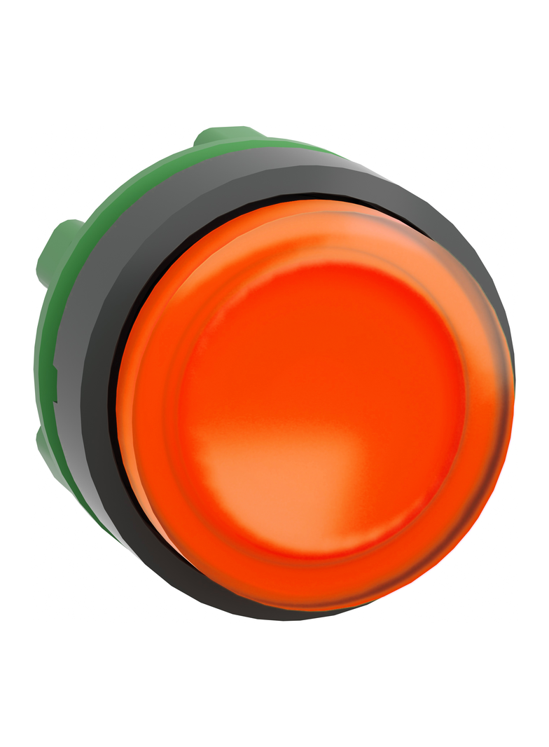 Harmony XB5 Przycisk wystający pomarańczowy LED plastikowy typowa bez oznaczenia ZB5AW153 SCHNEIDER