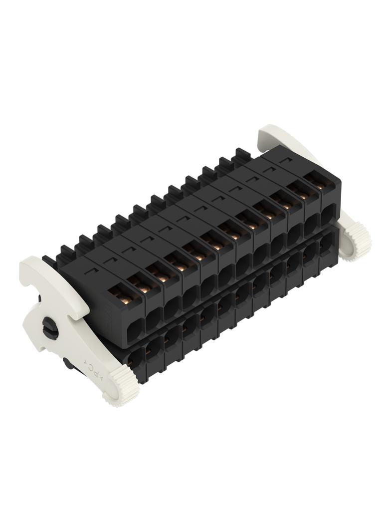 Gniazdo MCS‑MINI Classic 16‑biegunowe czarne raster 3,5mm 713‑1112/037‑000 /20szt./ WAGO