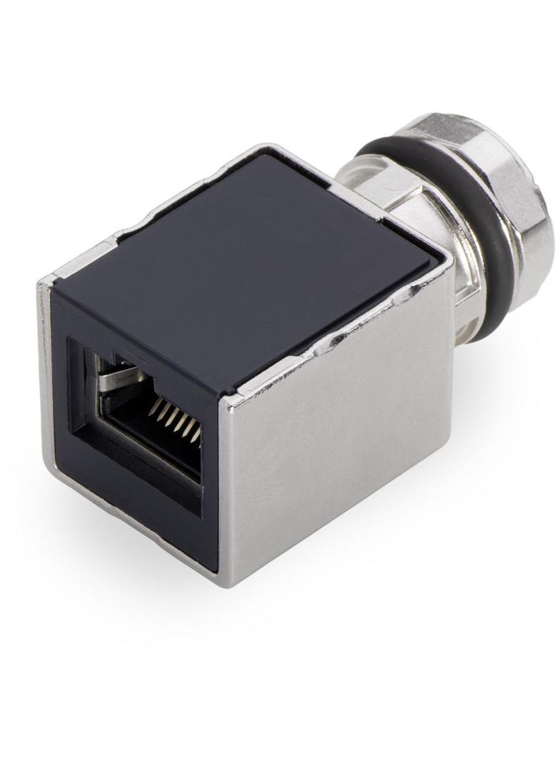 adapter gniazda M12/gniazdo RJ45 układ prosty