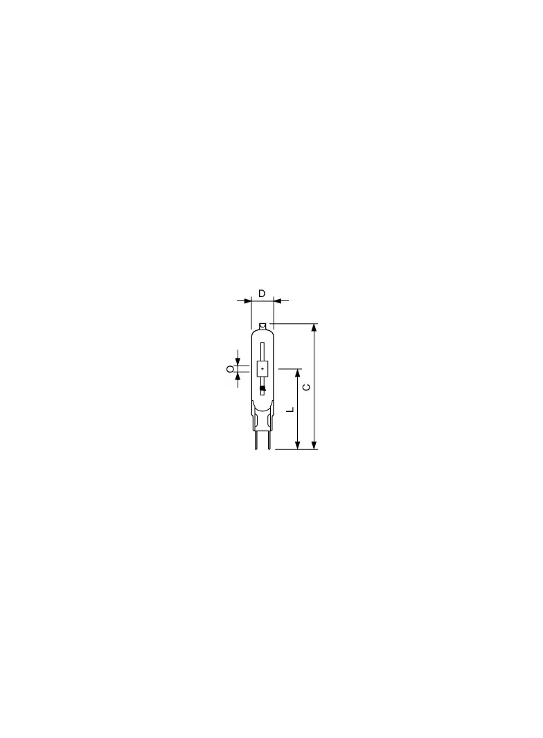 Lampa metalohalogenkowa 70W G8,5 230V 3000K barwa ciepła przeźroczysta CDM-TC 9,28087E+11 PHILIPS
