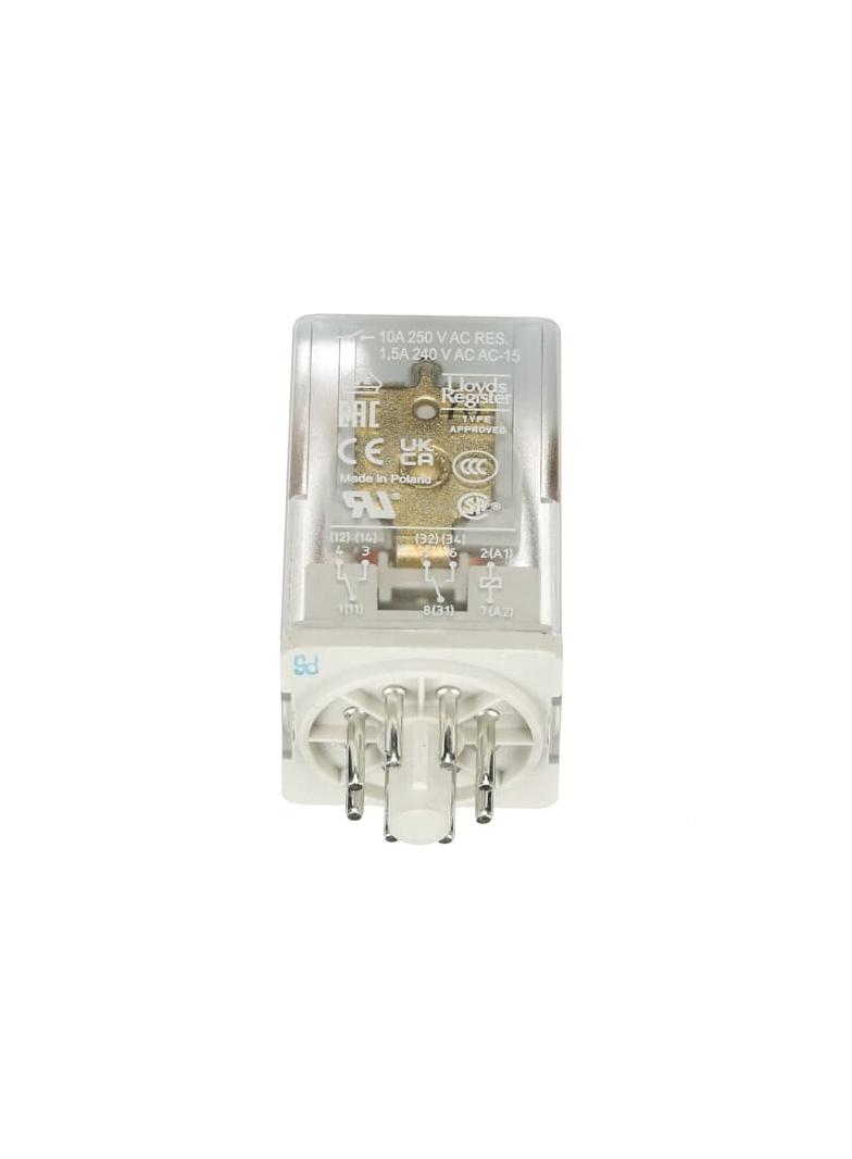 PRZEKAŹNIK CR-U110AC2L, A1-A2=110V AC, 2 STYKI C/O 250V/10A, LED 1SVR405621R7100 ABB