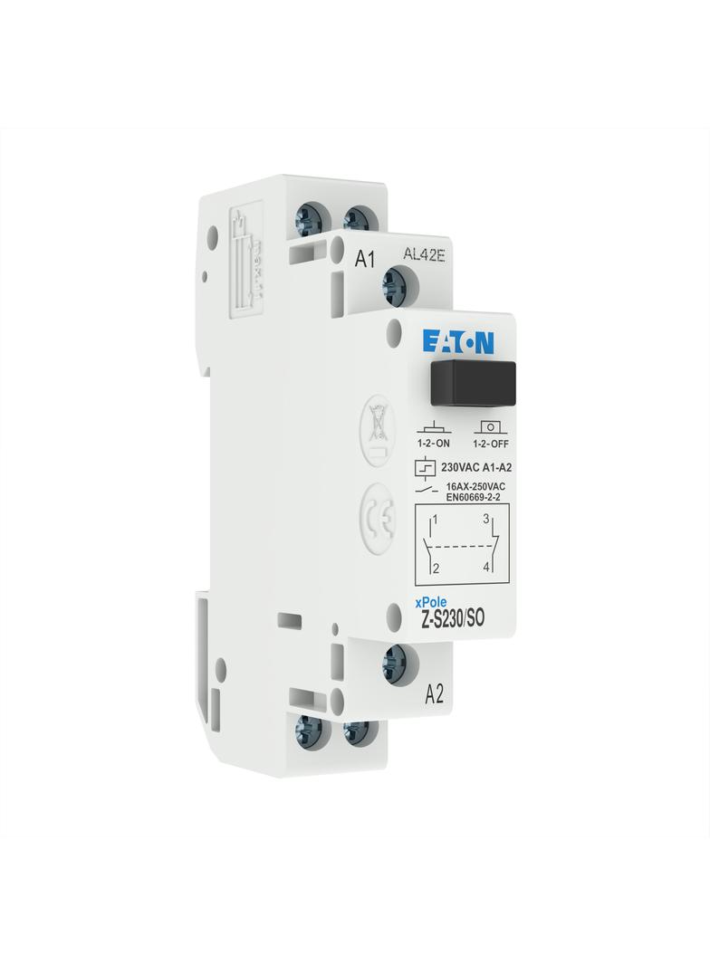 Z-S230/SO Przekaźniki impulsowy bistabilny bez funkcji sygnalizacji diodą LED 16A 230V 1Z 1R 265283 EATON