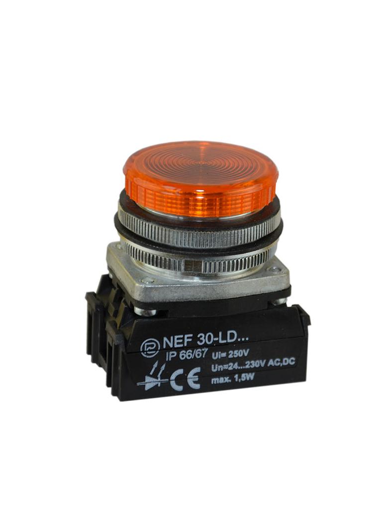 Lampka NEF30HV/500V żółta