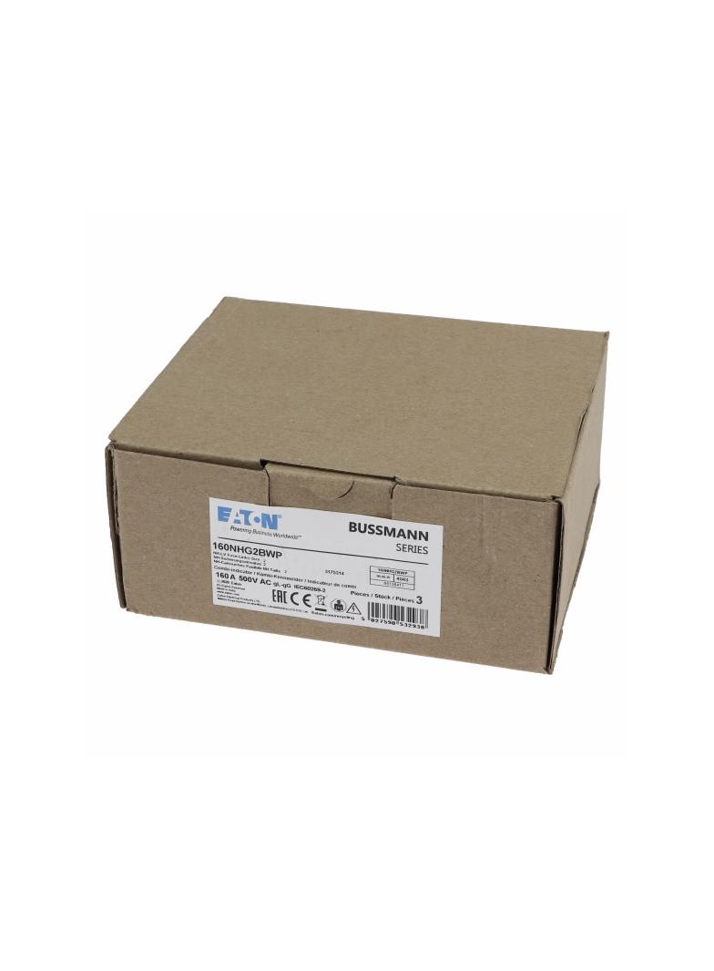 NH 160A 500V gG rozmiar 2 WEATHER RESISTANT NH LV 160A 500V gG rozmiar 2 WR 160NHG2BWP EATON