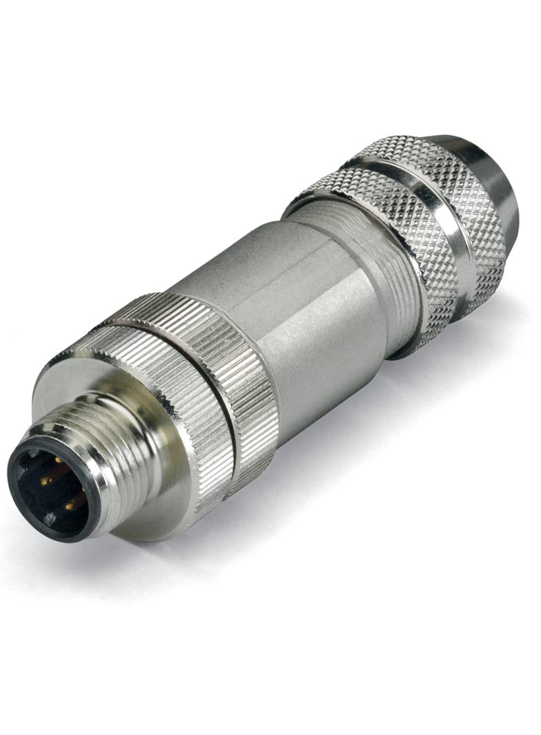 wtyczka M12 kodowanie D układ prosty