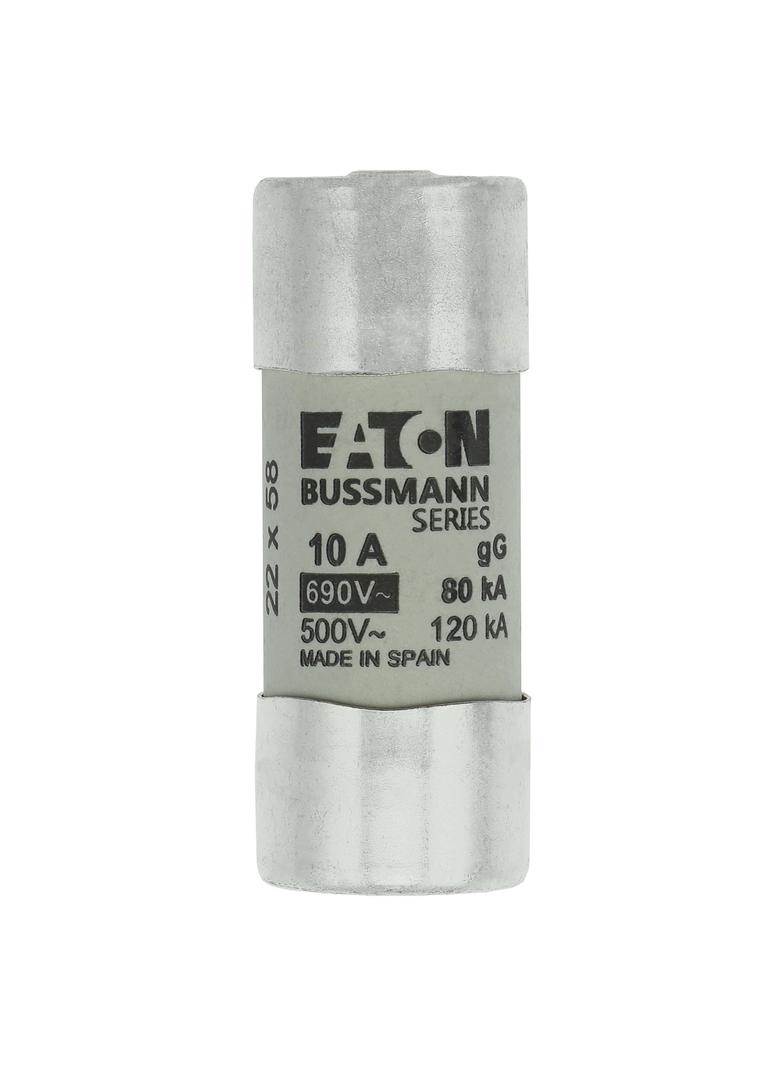C22G10S Wkładka cylindryczna z wybijakiem 22x58 10A GG 690V AC C22G10S EATON