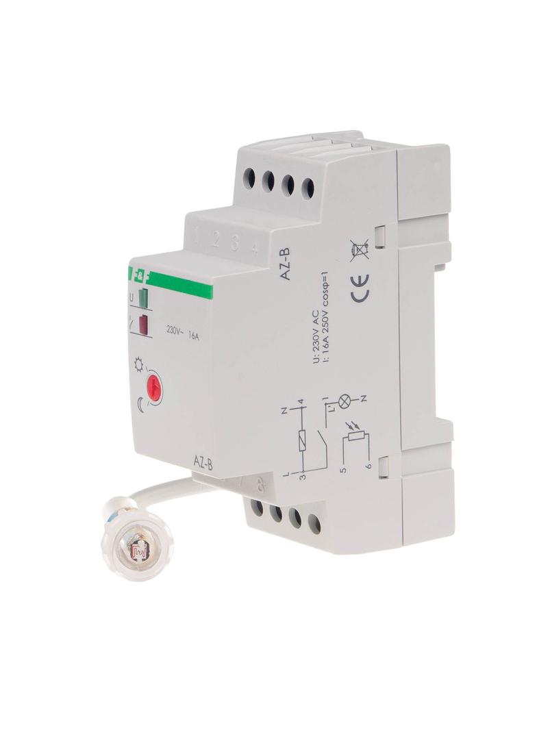 AUTOMAT ZMIERZCHOWY I=16A, ZEWNĘTRZNA SONDA HERMETYCZNA ?10, 2 MODUŁY