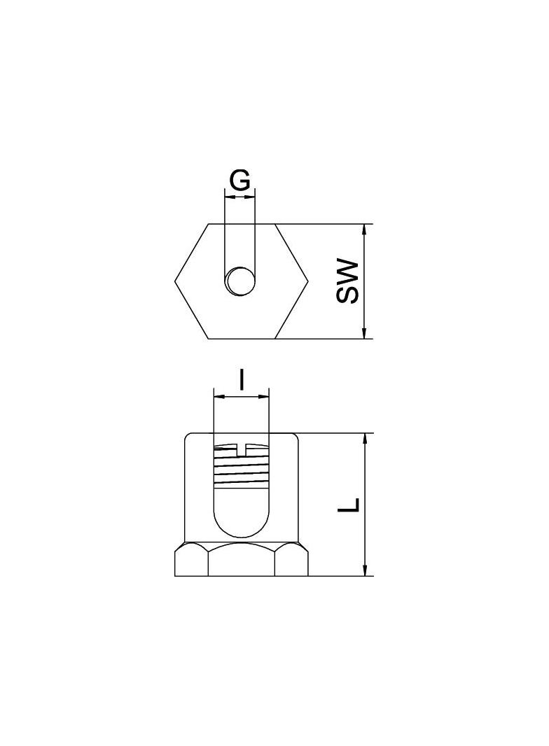 EKL 25 M8, Śruba uziemiająca
