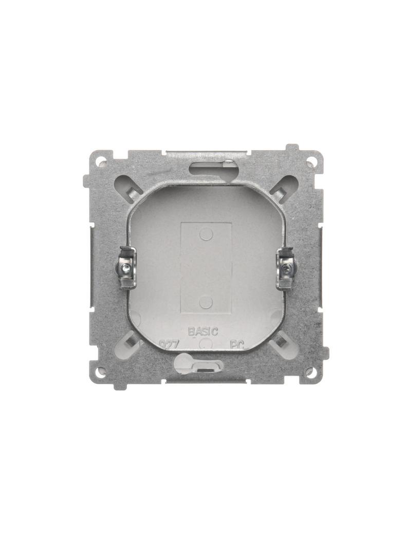 Simon Basic Zaślepka ramki . Mocowanie za pomocą łapek lub wkrętów stal inox BMPS.01/21 KONTAKT