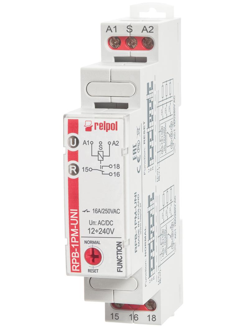 RPB-1PM-UNI Przekaźnik impulsowy - bistabiln