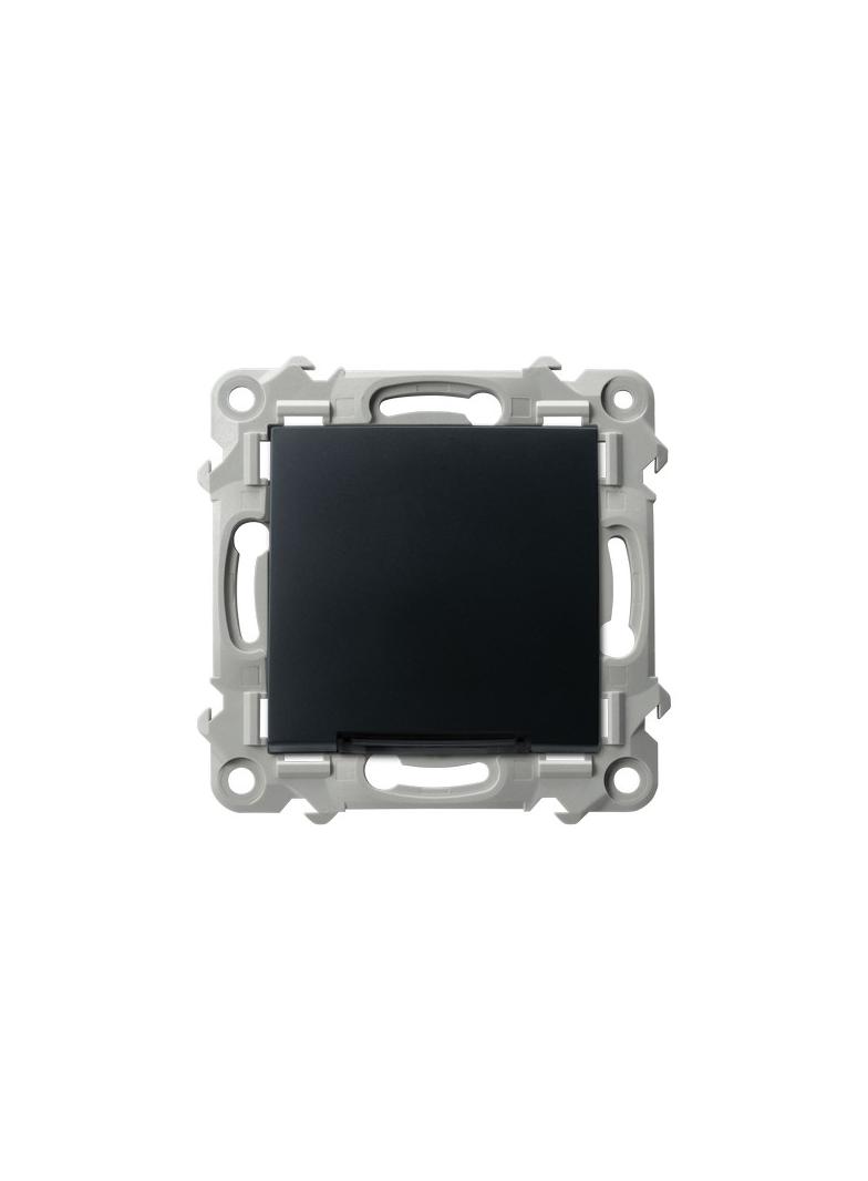 SZAFIR Łącznik kontrolny z podświetleniem niebieskim - kolor czarny metalik