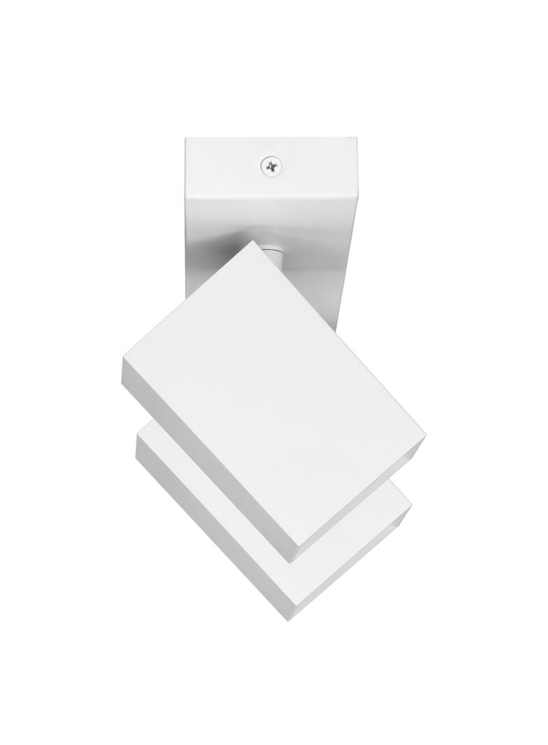 KUBAR SP 2, oprawa ścienno-sufitowa, GU10 max. 2x35W, IP20, biała