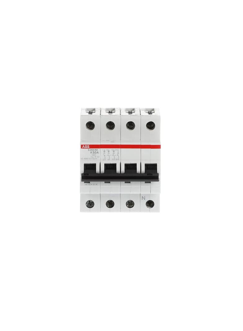 S203-K50NA Wyłącznik nadprądowy 6kA 3P+N K50A 2CDS253103R0577 ABB