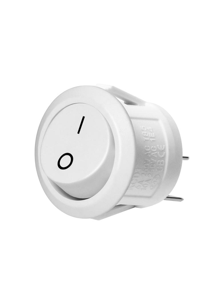 Łącznik kołyskowy okrągły biały OR-AE-13180/W ORNO