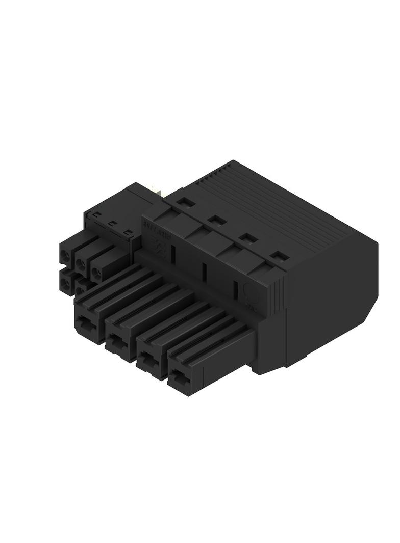 BVF 7.62HP/04/180 BCF/06R SN BK BX Złącze kablowe do płytek drukowanych /35szt./ WEIDMULLER