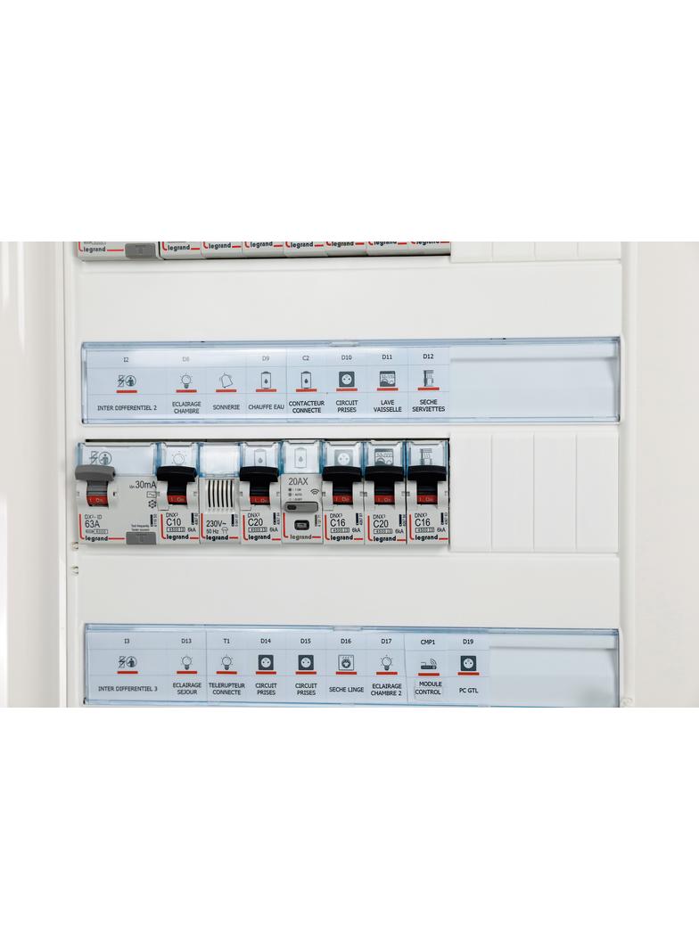 STYCZNIK MODUŁOWY CONNECTED CX3 WITH NETATMO - 20A 100-240 V~, Legrand