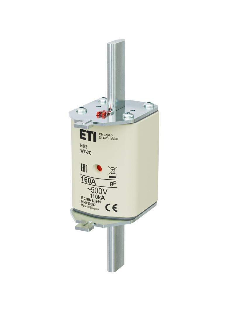 Wkładka topikowa przemysłowa - szybka NH2/WT-2C gF 160A/500V