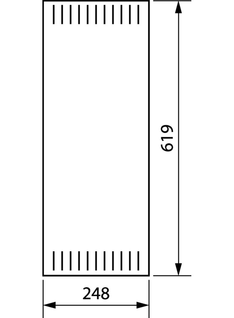 univers Drzwi FW lewe perforowane RAL9010 dla obudowy wys.650 x szer.800mm FZ007NV HAGER