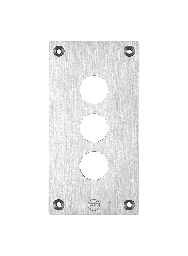 Harmony XAPS Płyta czołowa z nawiertami 3 poziome otwory metalowa